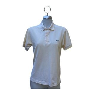Lacoste Men's Polo Shirt in Light Cream